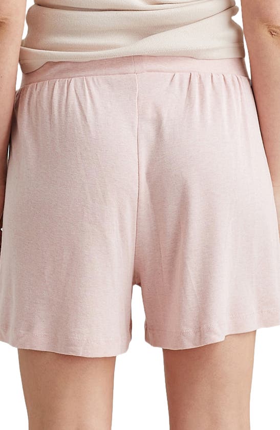 Shop Papinelle Pia Knit Sleep Shorts In Pink
