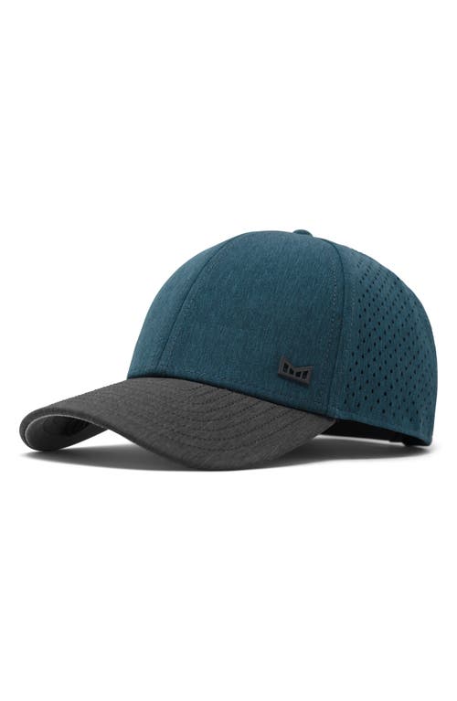 A-Game Icon Hydro Performance Snapback Hat in Heather Ocean/heather Charcoal