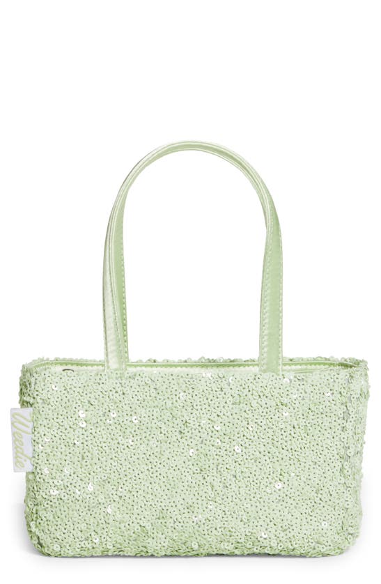 Edie Parker Mini Spark Tote In Crystal Mint
