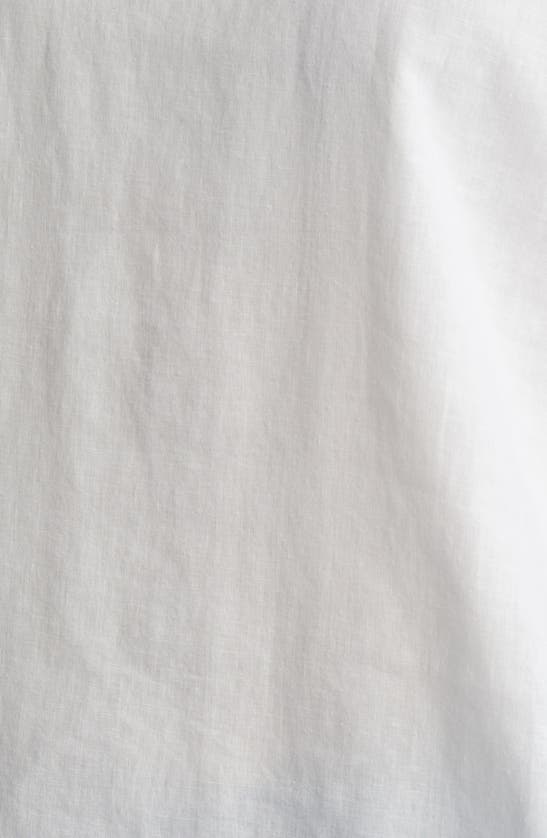 Shop Caslon ® Easy Linen Blend Popover Top In White