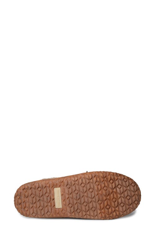 Minnetonka Torrey Faux Fur Lined Slipper Bootie In Simply Taupe Multi