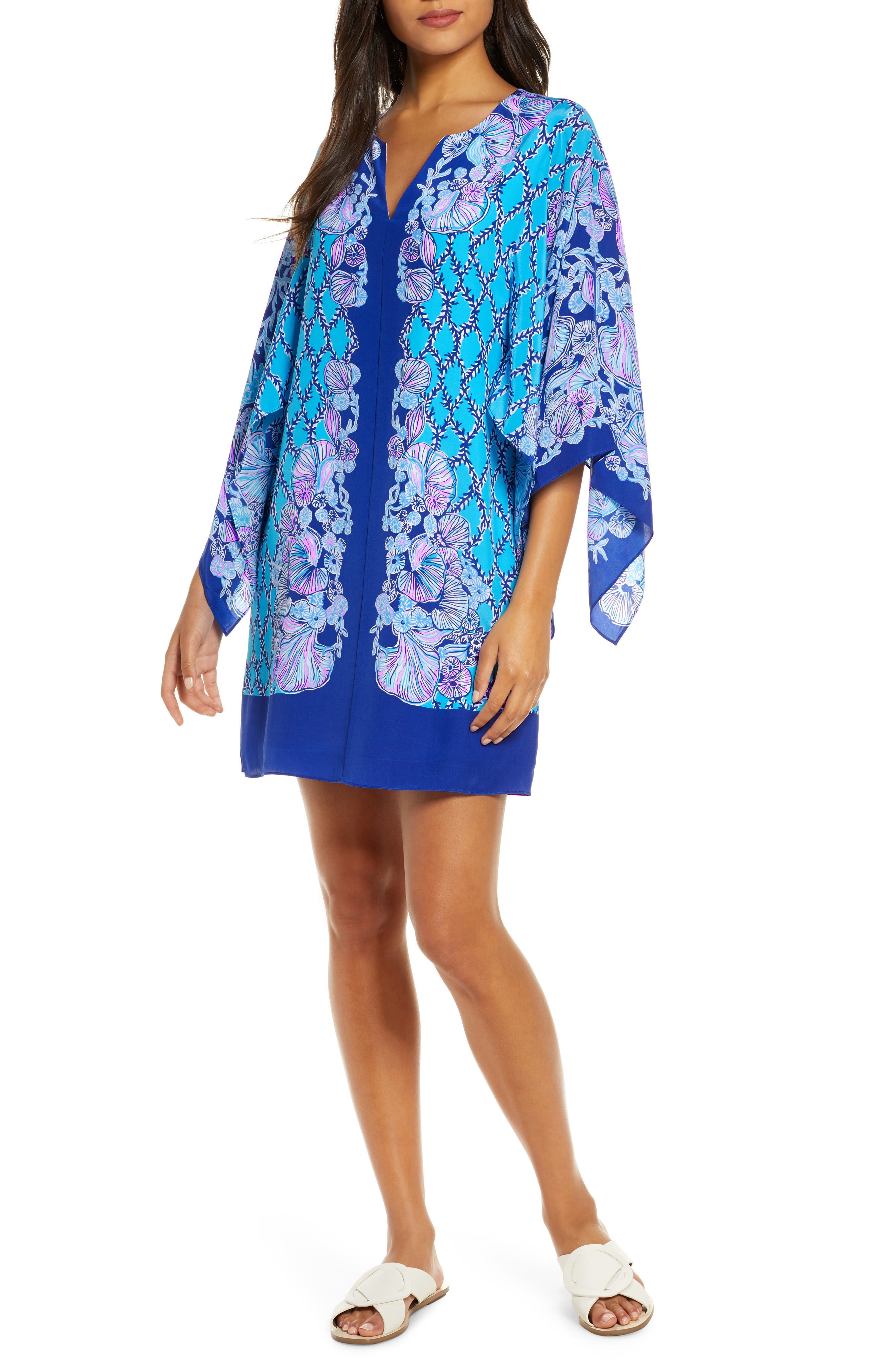 lilly pulitzer atlin silk caftan