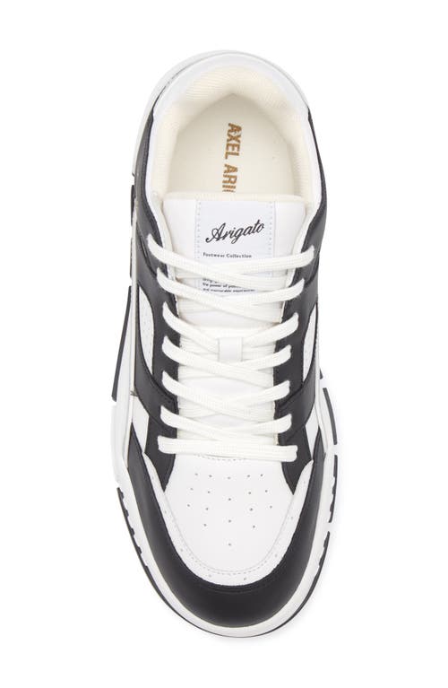Axel Arigato Area Lo Leather Low-top Sneakers In White/black