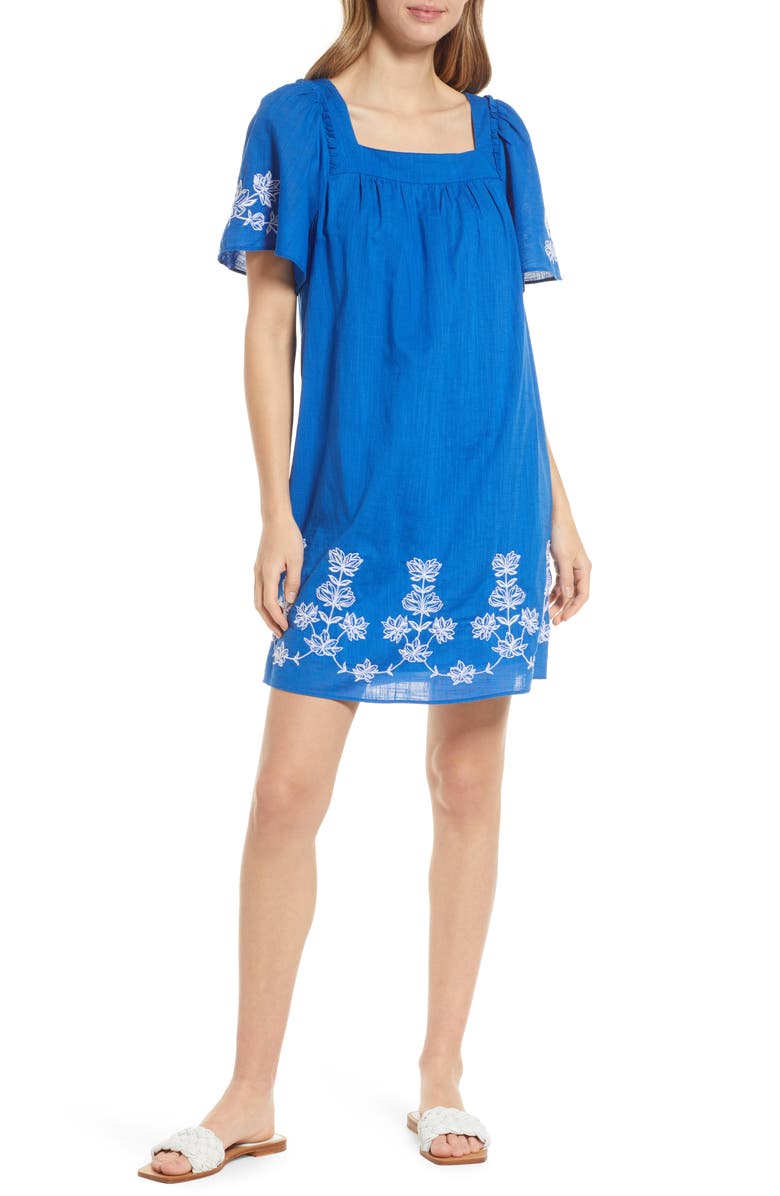 Draper James Maren Embroidered Shift Dress Nordstrom Draper James Maren Embroidered Shift Dress Nordstrom
