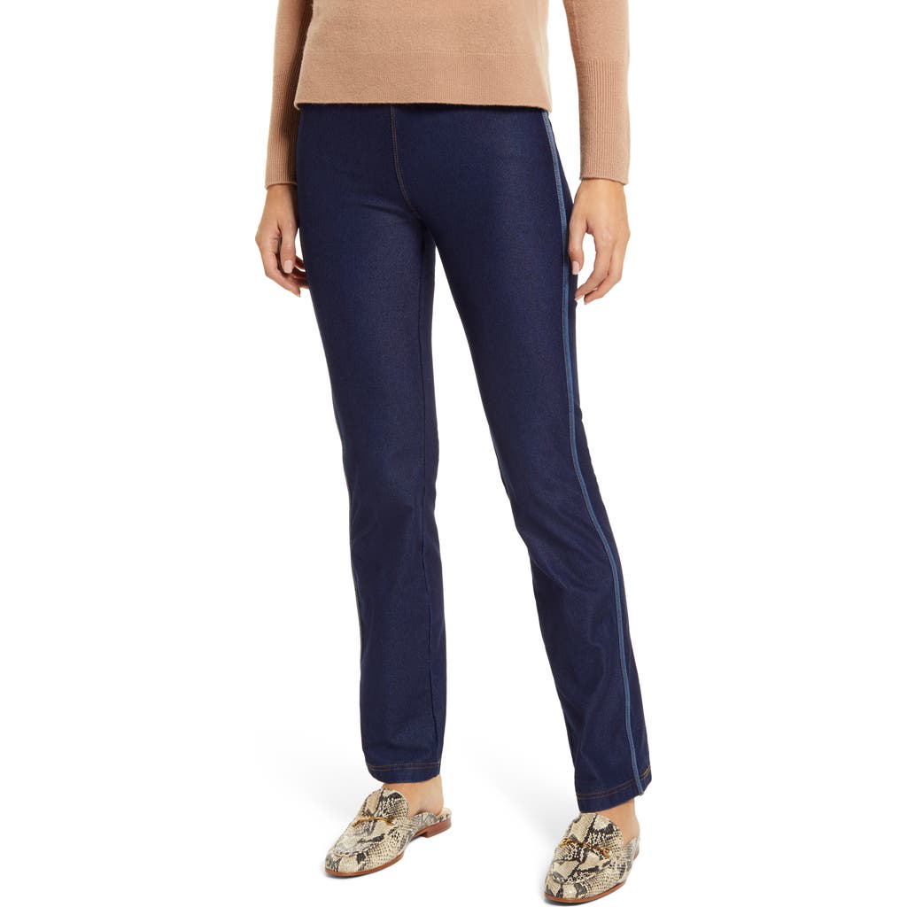 Lyssé Boyfriend Denim Leggings In Indigo