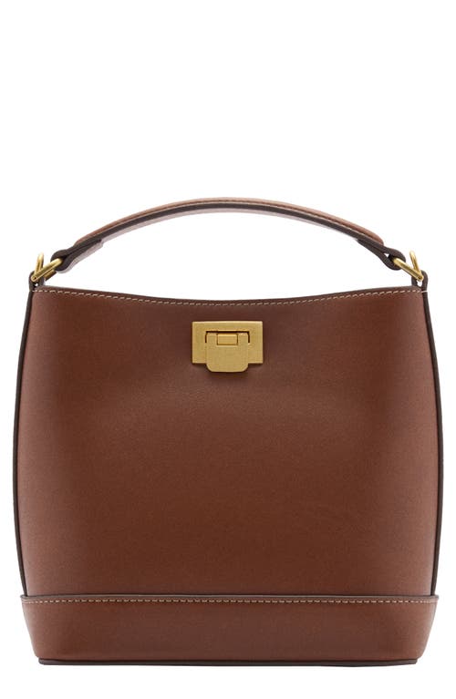 Shop Mango Mini Faux Leather Shopper Bag