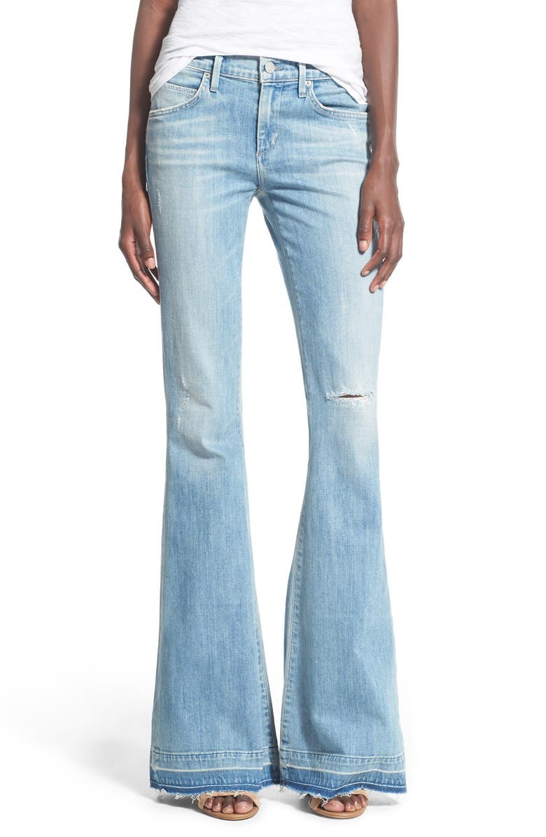A Gold E 'Madison' Ultra Flare Jeans (Blue Lagoon) | Nordstrom