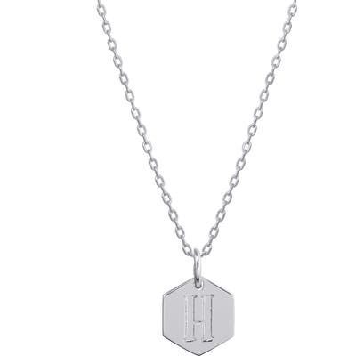 Stella + Ruby Monogram Initial Pendant Necklace