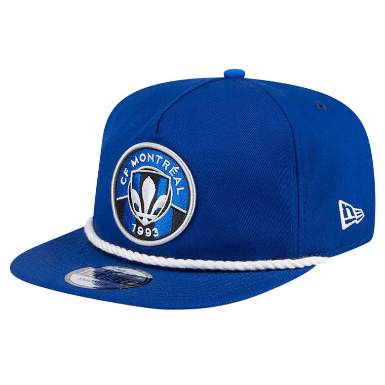 Shop New Era Blue Cf Montreal The Golfer Kickoff Collection Adjustable Hat