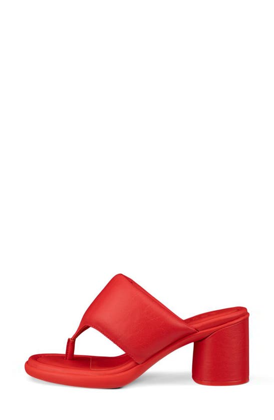 Shop Ecco Sculpted Lx Slide Sandal In Scarlet