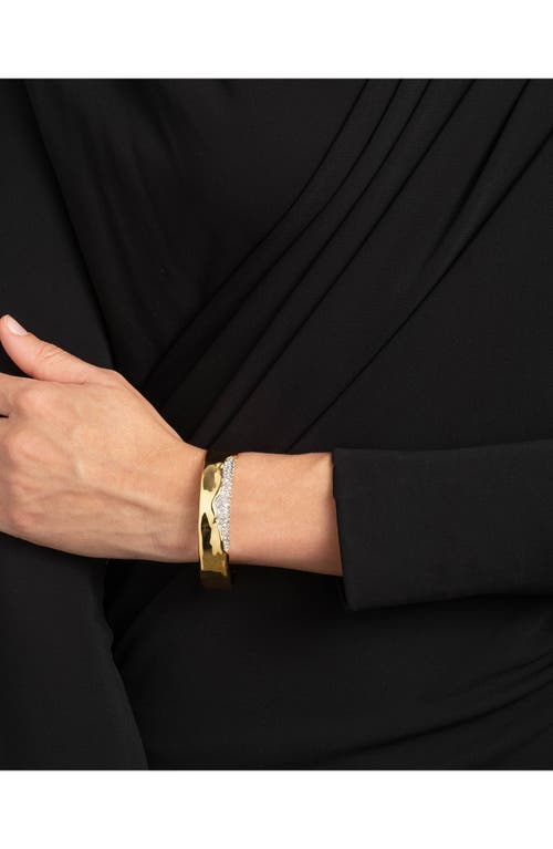 Alexis Bittar Solanales Crystal Cuff Bracelet In Crystals/gold