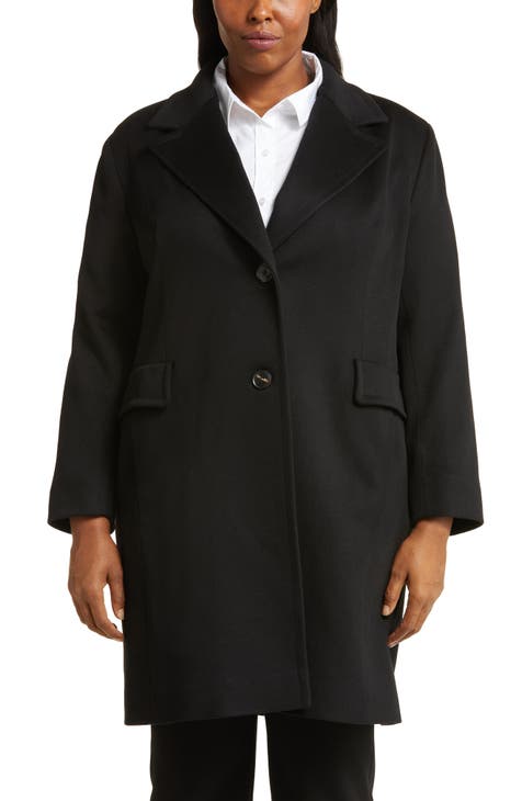 Plus-Size Women's 100% Wool Coats, Jackets & Blazers