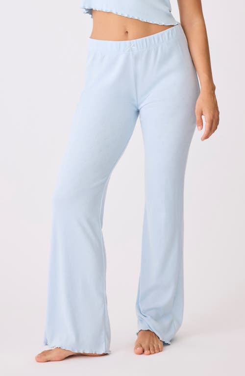 Shop Pj Salvage Pointelle Heart Pajama Pants In Blue Haze