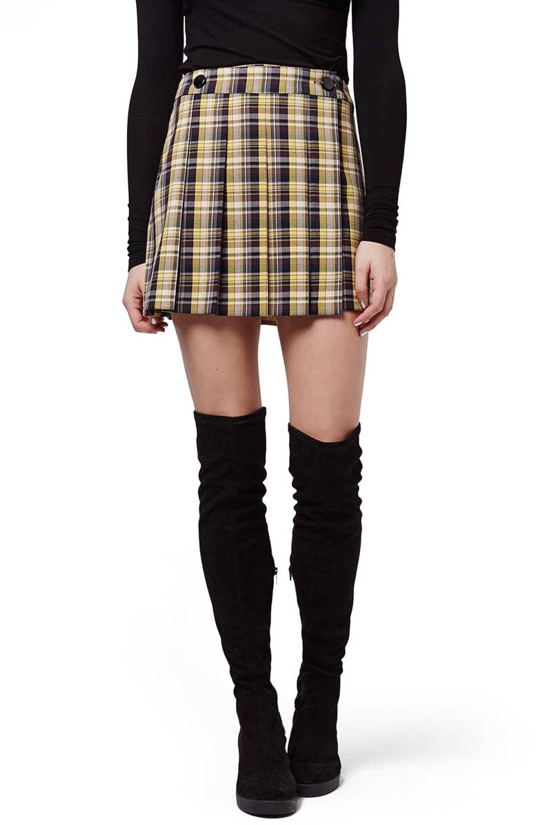 Topshop Plaid Kilt Miniskirt | Nordstrom