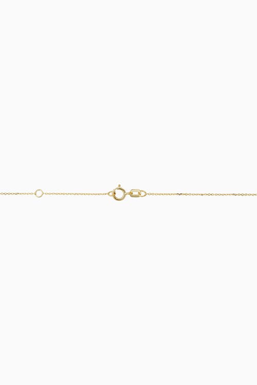 Shop Oradina 14k Yellow Gold Seeing Sparks Station Necklace