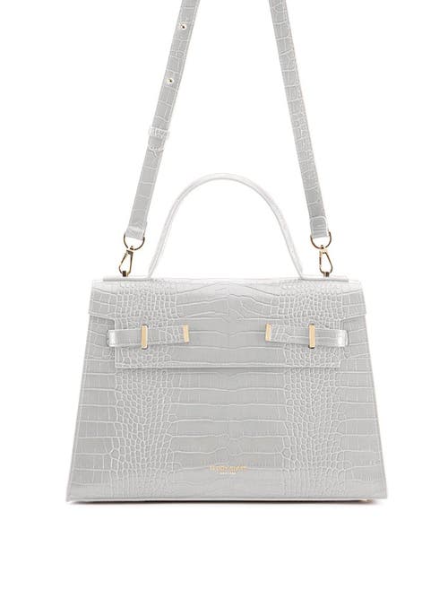 Shop Teddy Blake Ava Croco Gold 14" In Lightgrey