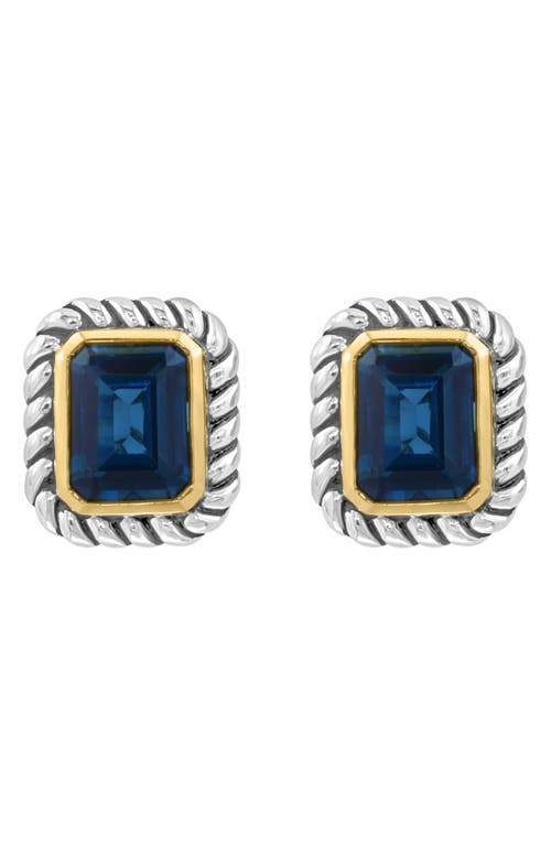 Effy Stone Stud Earrings In Blue