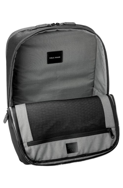 Shop Cole Haan Central Recycled Polyester Backpack In Black