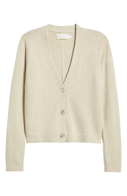 Shop Wyeth Harriet Wool Blend Cardigan In Oatmeal