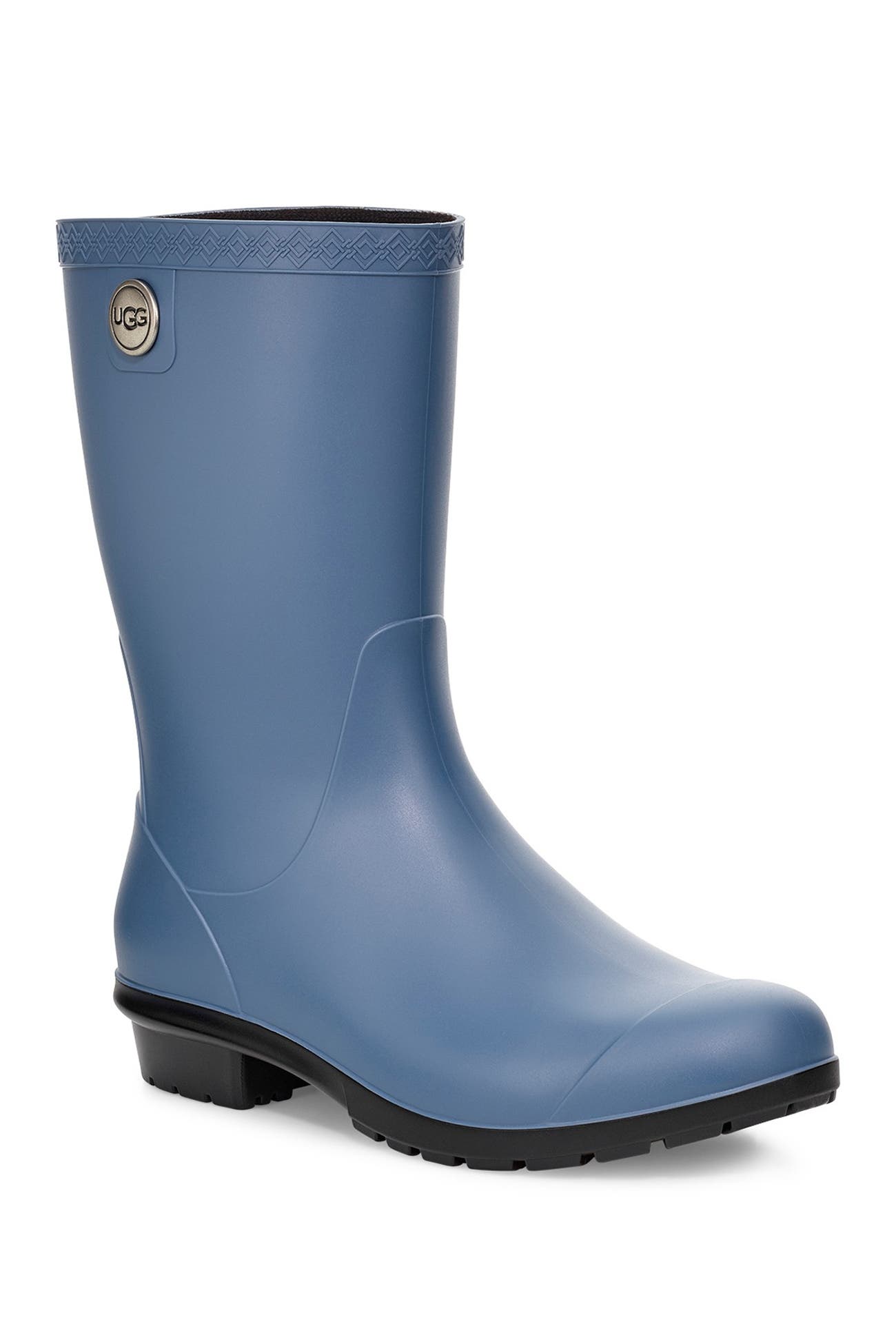 UGG | Sienna Matte Genuine Shearling Lined Waterproof Rain Boot ...