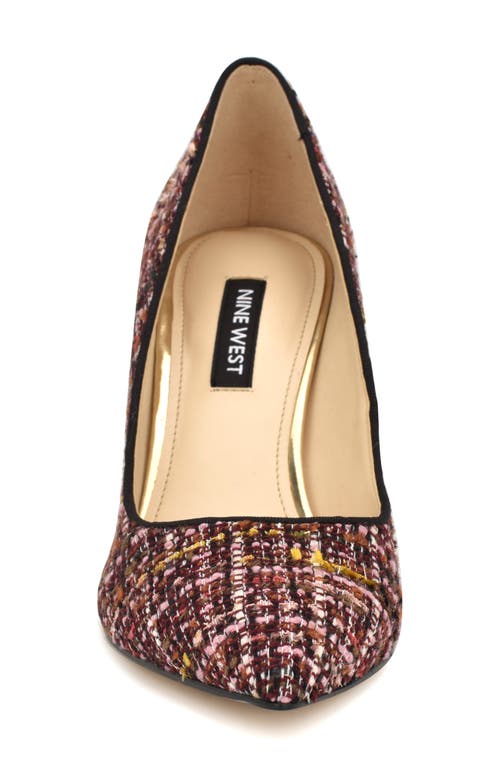 Shop Nine West Ezra Pointed Toe Pump In Medium Pink Multi