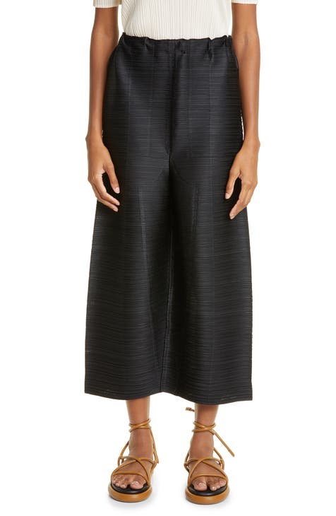 Pleats Please by Issey Miyake  Fashion, Cropped wide leg trousers, Clothes  inspiration