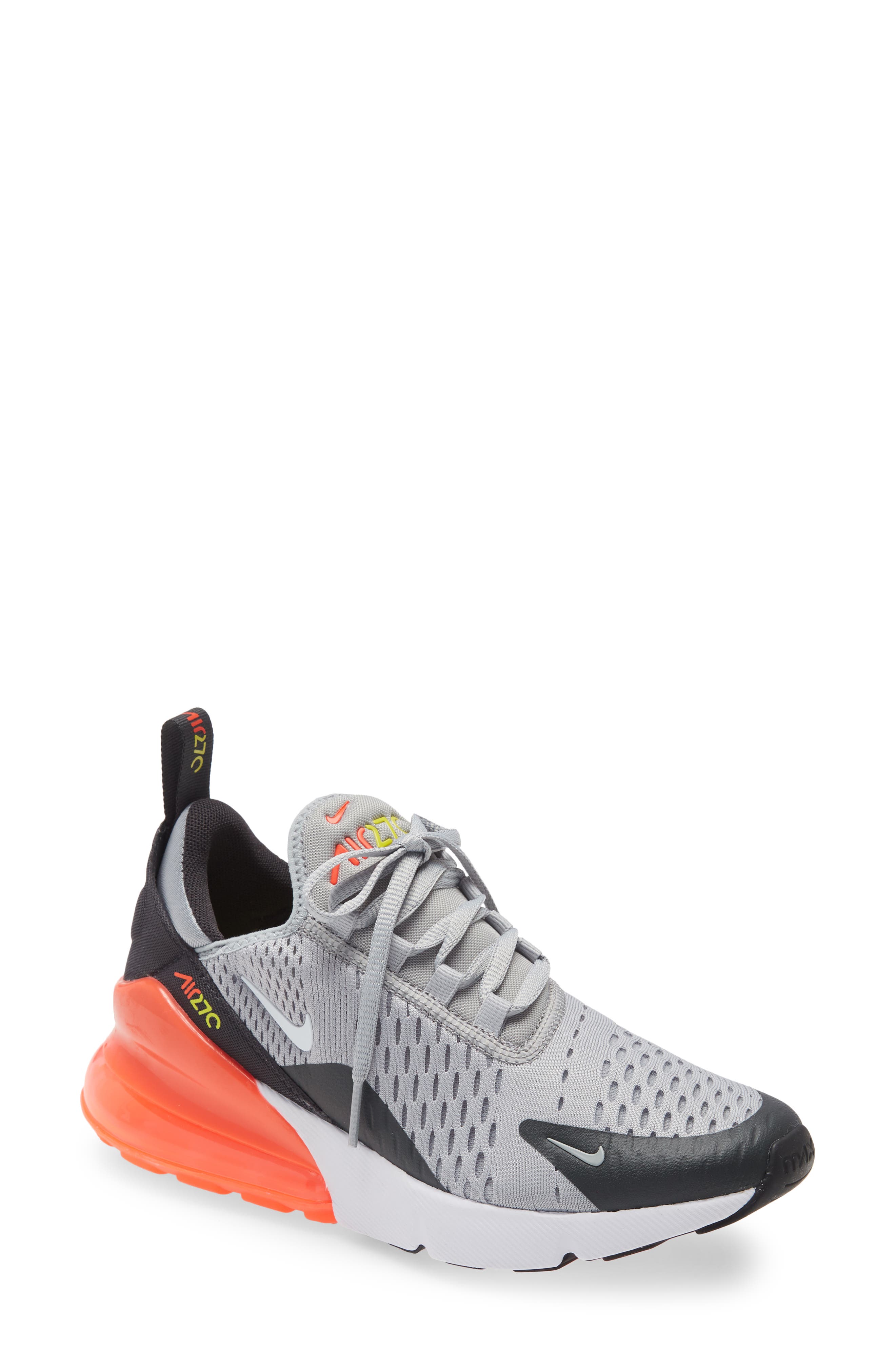 air max 270 gray and red