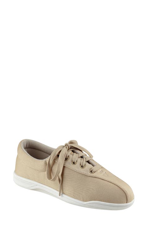 Green And Brown Camouflage Print Women's Slip On Sneakers