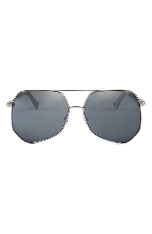 GREY ANT GREY ANT MEGALAST II 56MM AVIATOR SUNGLASSES