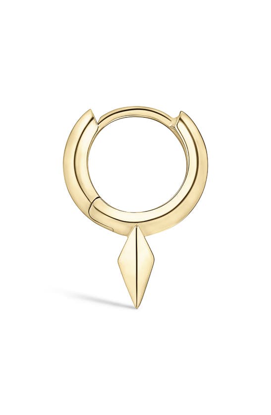 Maria Tash Single Faceted Spike Clicker Earring In Yellow Gold