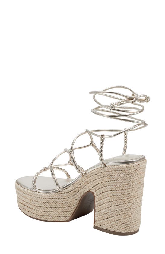 Marc Fisher Ltd Oliver Platform Sandal In Gold