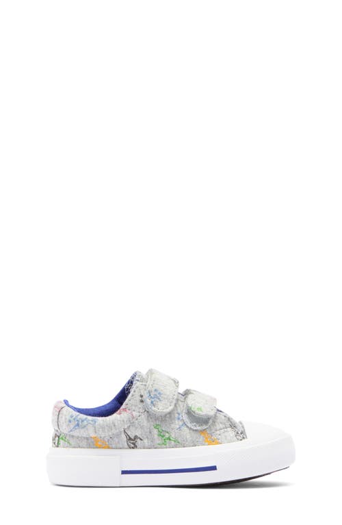 Emma New York Kids' Dino Cap Toe Sneaker In Grey