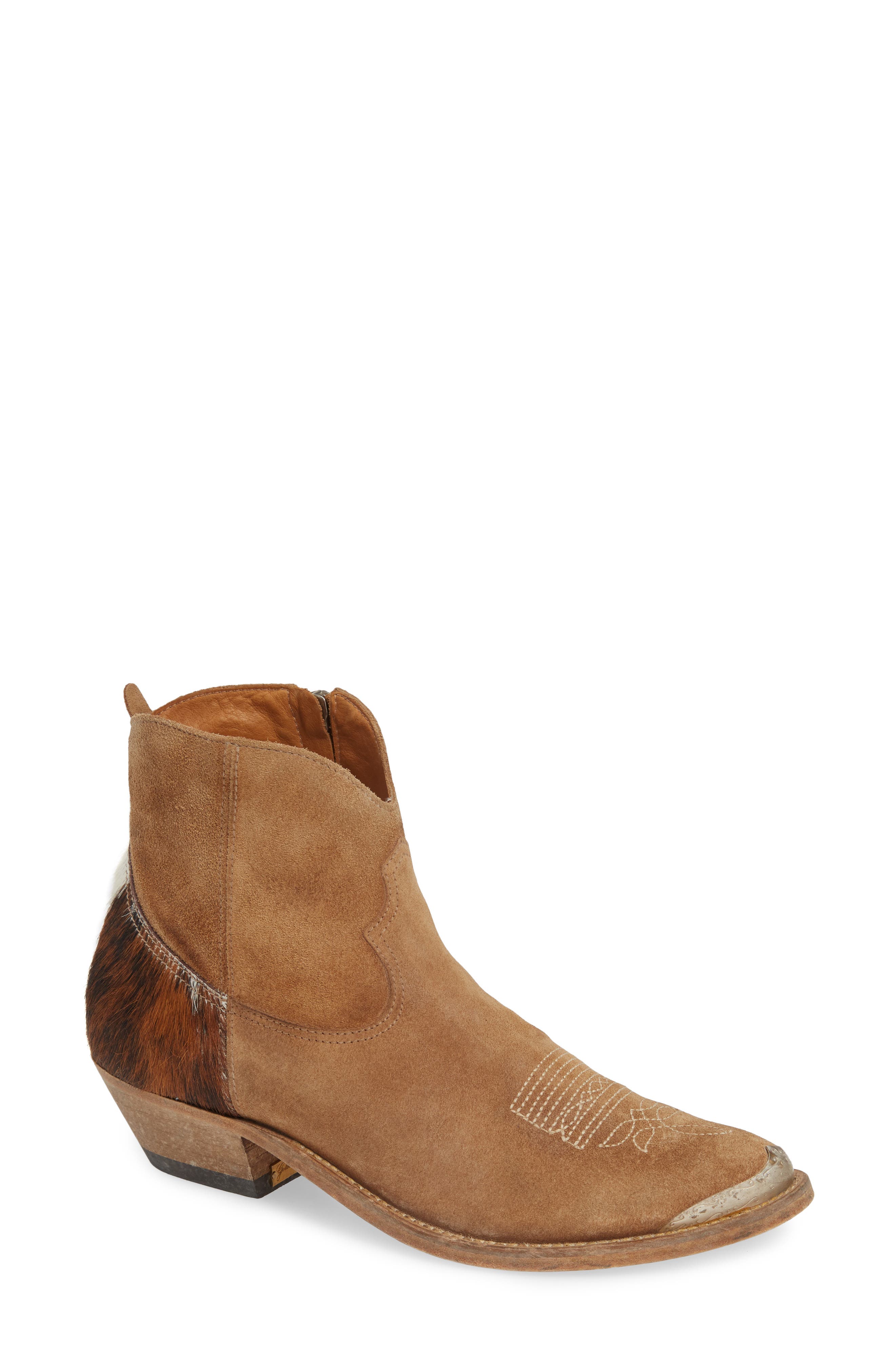 Golden Goose Young Western Boot with Genuine Calf Hair (Women) Nordstrom