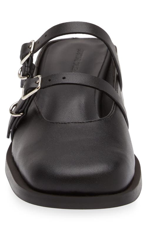 Shop Justine Clenquet Andie Mary Jane Mule In Black