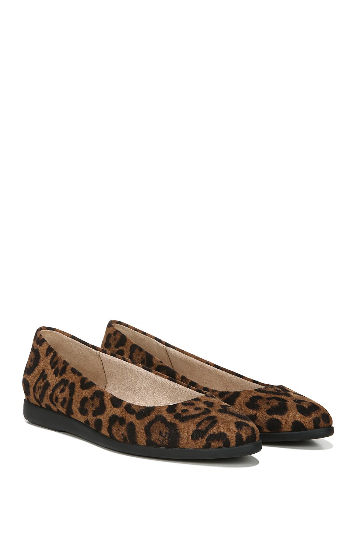 animal print flats wide width