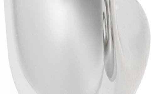 Jenny Bird Large Tome Hoop Earrings In High Polish Silver