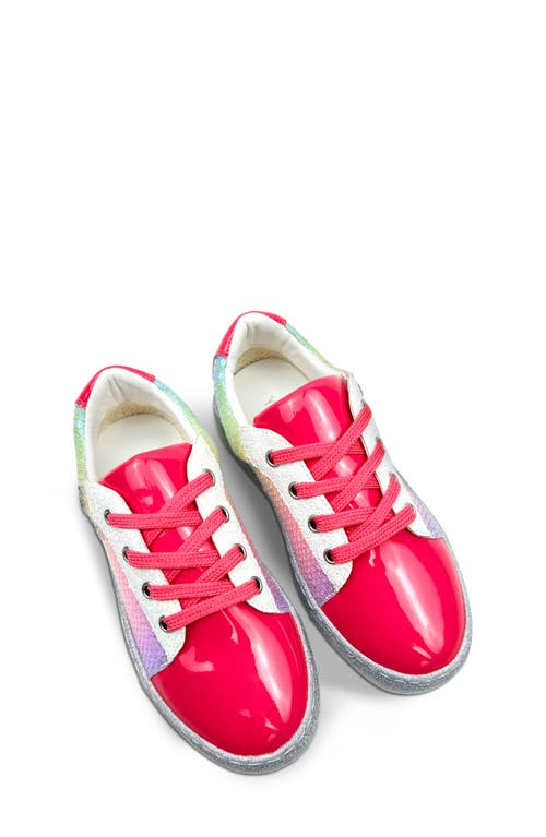 Yosi Samra Kids' Miss Harper Sneaker In Pink Sequin