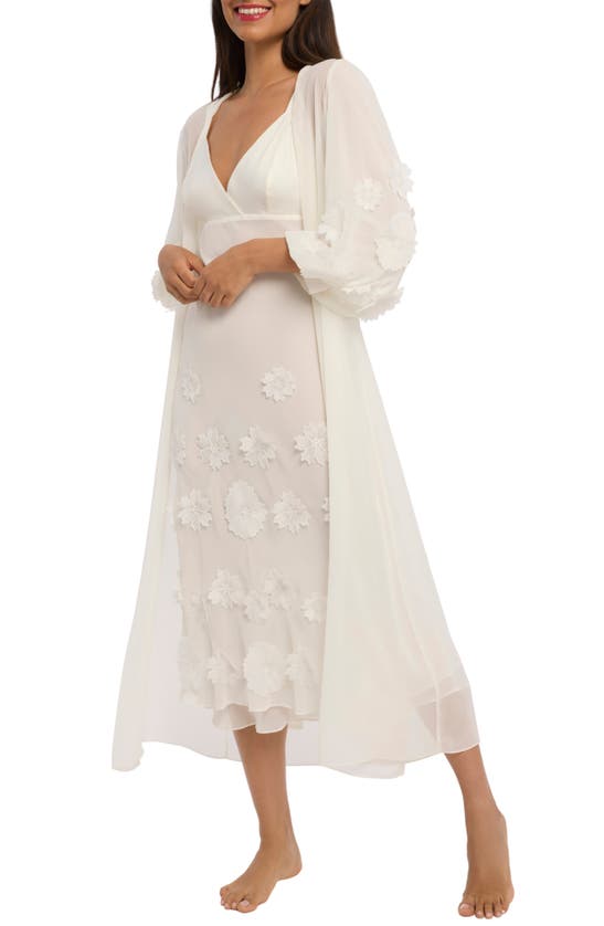 Shop Rya Collection Saint Tropez Nightgown In Ivory