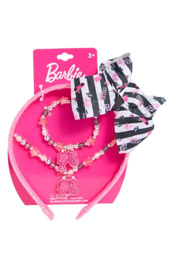 H.e.r. Accessories Barbiekids' ® Headband & Jewelry Set In Multi