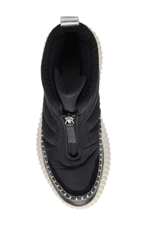 Dolce Vita Devlin High Top Platform Sneaker In Black Nylon