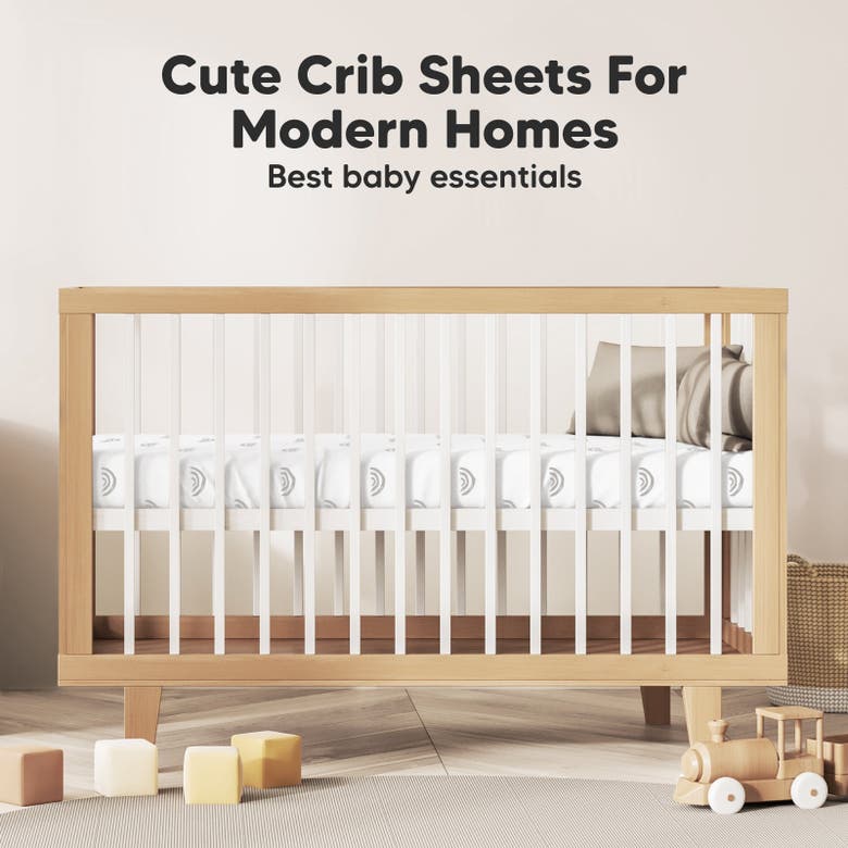 Keababies Soothe Fitted Crib Sheet In Rainbow