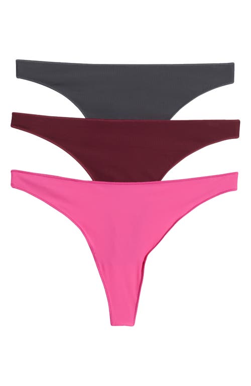 Shop Free People Intimately Fp Collagen Yarn Assorted 3-pack Thongs