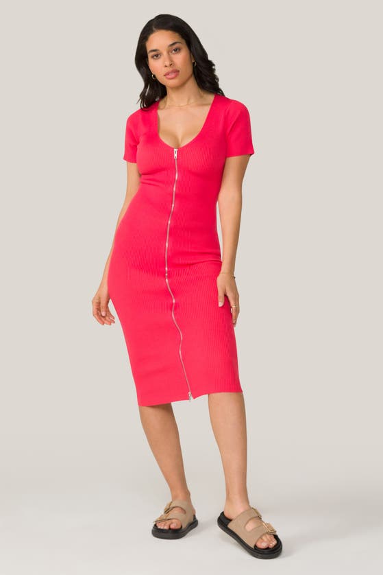 Shop Alala Cambria Dress In Coral