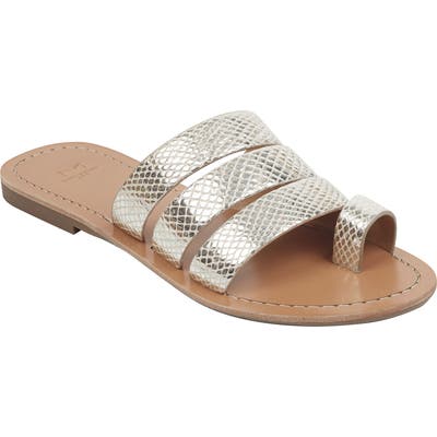 Marc Fisher Ltd Rilee Slide Sandal, Metallic