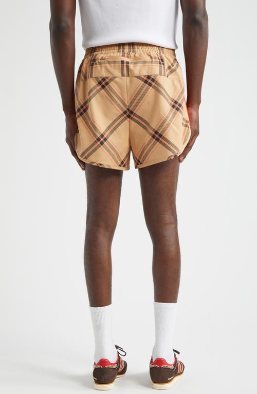 Shop Y-3 Adidas X Wales Bonner X Wales Bonner Plaid Nylon Shorts In Check Jacq Wb