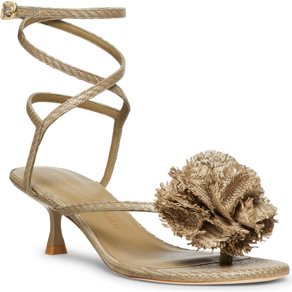 Stuart Weitzman Belize 50 Sandal In Khaki