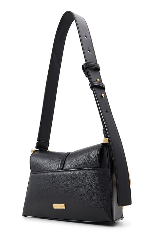 Shop Aldo Averil Faux Leather Shoulder Bag In Black