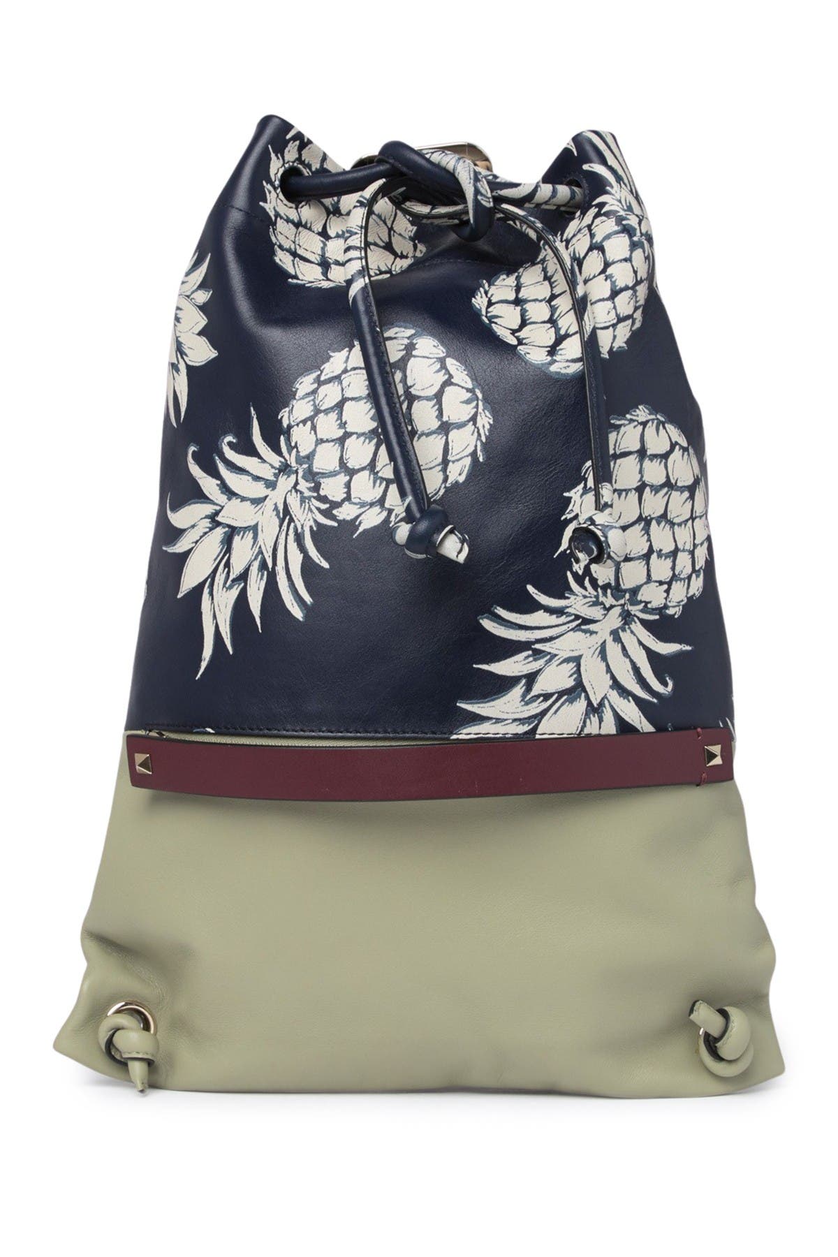 pineapple leather backpack