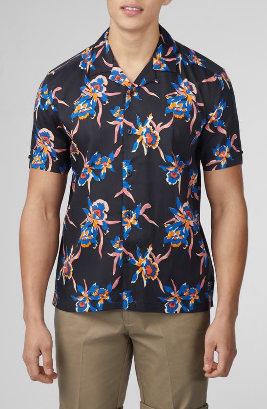 BEN SHERMAN BEN SHERMAN FLORAL CAMP SHIRT 