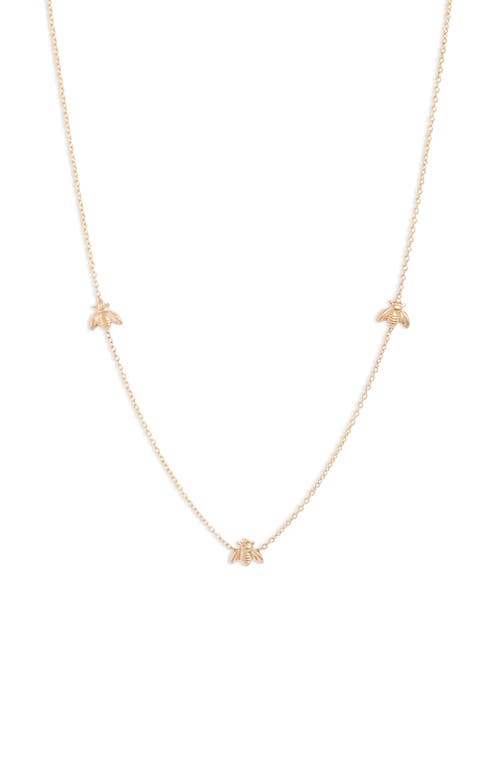 Set & Stones Beatriz Bee Necklace in Gold at Nordstrom
